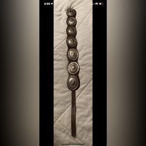 Vintage Ralph Lauren runway concho belt, in excellent condition for the age.